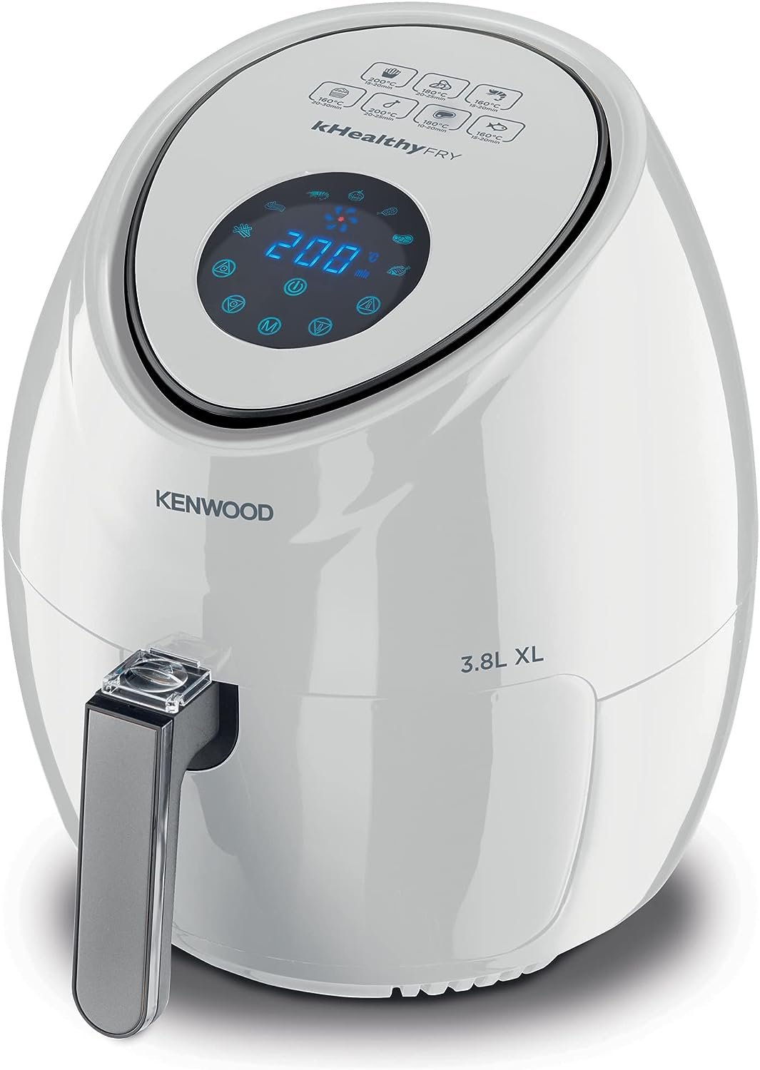 KENWOOD Digital Air Fryer 1.7KG 3.8L XL Capacity 1500W with Recipe Book كينوود مقلاة هوائية رقمية 1.7 كجم 3.8 لتر XL سعة 1500 واط مع كتاب وصفات KENWOOD Digital Air Fryer 1.7KG 3.8L XL Capacity 1500W with Recipe Book كينوود مقلاة هوائية رقمية 1.7 كجم 3.8 لتر XL سعة 1500 واط مع كتاب وصفات